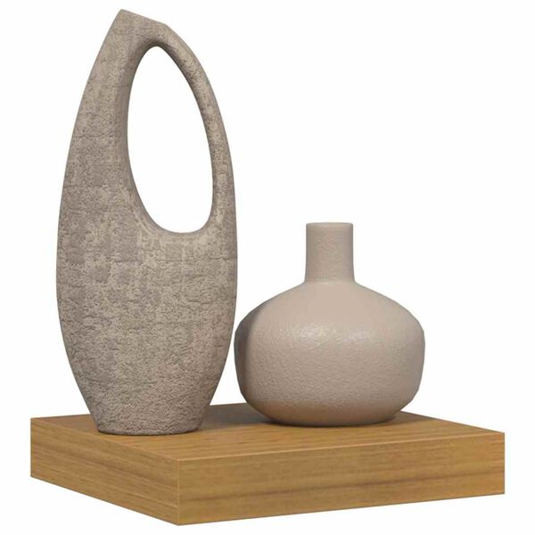 vidaXL Wandregal Wandmontiert Beige 23 x 23,5 x 4 cm Holzwerkstoff