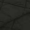 vidaXL Ganzjahresbettdecke Schwarz 220 x 135 cm Mikrofaser