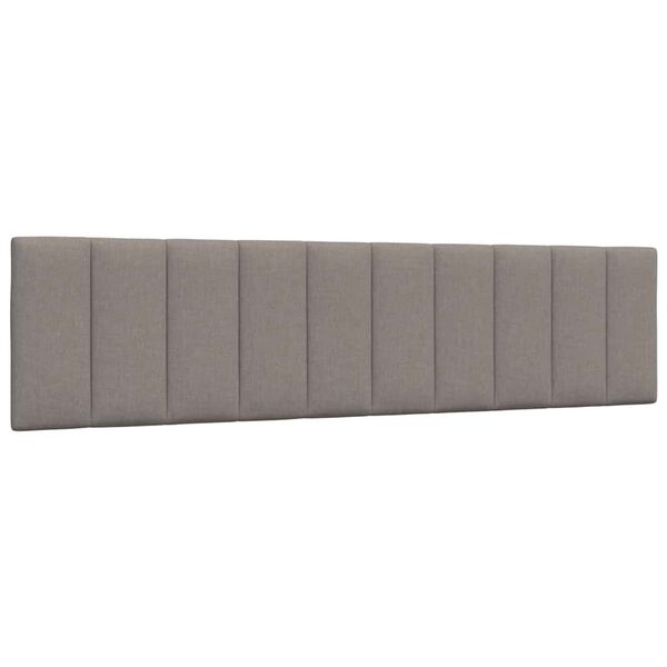 vidaXL Kopfteil-Kissen "Hanko" Taupe 200 cm Stoff
