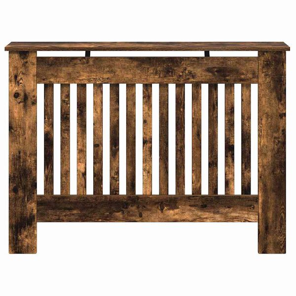 vidaXL Heizk&ouml;rperabdeckung Ger&auml;ucherte Eiche 112 x 19 x 81,5 cm