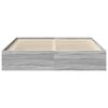vidaXL Bettgestell Grau Sonoma 200x200 cm