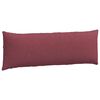vidaXL Sofakissen 2 pcs Weinrot 120 x 40 cm Stoff