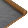 vidaXL Teppich Rechteckig Braun 80x300 cm Bambus