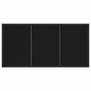 vidaXL Garten Essgruppe 5 pcs Schwarz Poly-Rattan