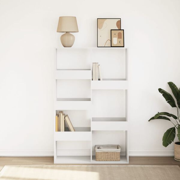 vidaXL B&uuml;cherregal Wei&szlig; 100x33x155,5 cm Holzwerkstoff