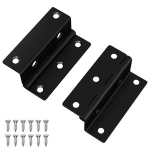vidaXL Scharnier 2 pcs Schwarz 38 x 17 x 60 mm Eisen