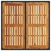 vidaXL Gartentisch Schwarz 90x90x75 cm Poly Rattan