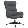 vidaXL Relaxsessel Dunkelgrau Stoff