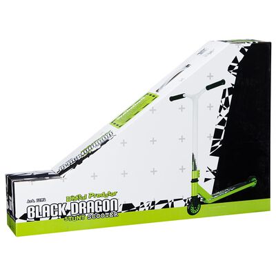 Black Dragon Stunt-Roller Vert Racer Weiß und Grün