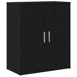 vidaXL Sideboard Schwarze Eiche 60x31x70 cm Holzwerkstoff