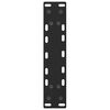 vidaXL Couchtischbeine Schwarz 2 Stk. 38x(42-43) cm Stahl