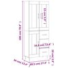 vidaXL Highboard R&auml;uchereiche 69,5x34x180 cm Holzwerkstoff