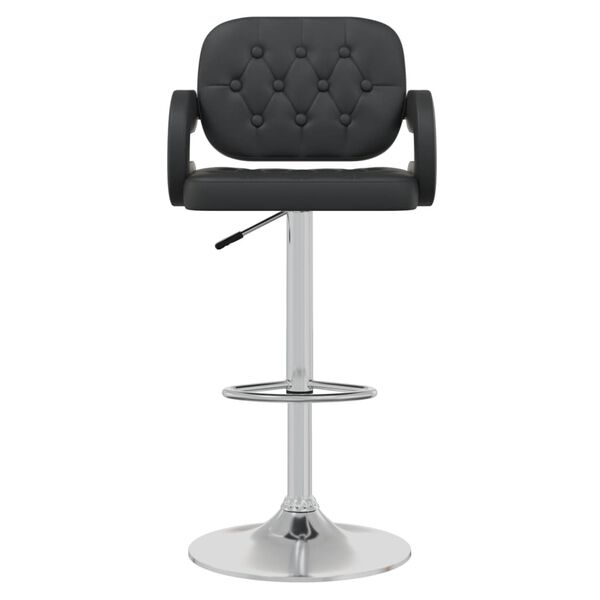 vidaXL Barhocker Schwarz Kunstleder