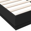 vidaXL Bettgestell Schwarz 75x190 cm Holzwerkstoff