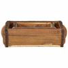 vidaXL Tablett 2 pcs Braun 29 x 31 x 10 cm Massives upgecyceltes Holz