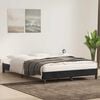 vidaXL Bettgestell ohne Matratze Schwarz 160x210 cm Samt