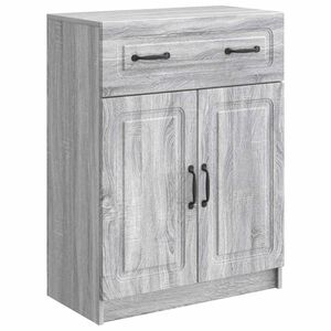 vidaXL Sideboard Graues Sonoma 66 x 34,5 x 87 cm Holzwerkstoff