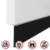 vidaXL Selbstklebende T&uuml;rb&uuml;rstendichtungen 6 pcs Silber 100 cm