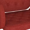 vidaXL Barhocker Weinrot Stoff