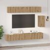 vidaXL TV-Schrank-Set 6 pcs Artisan-Eiche 100 x 30 x 30 cm