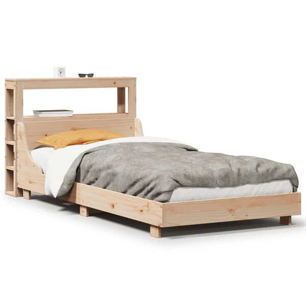 vidaXL Massivholzbett ohne Matratze 90x200 Kiefernholz