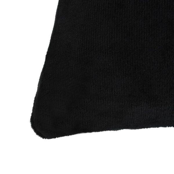 vidaXL Kissen 2 Stk. Stoff 45x45 cm Schwarz