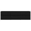 vidaXL TV-Einheiten 2 pcs Schwarz Eichen-Optik 180 x 34 x 50 cm