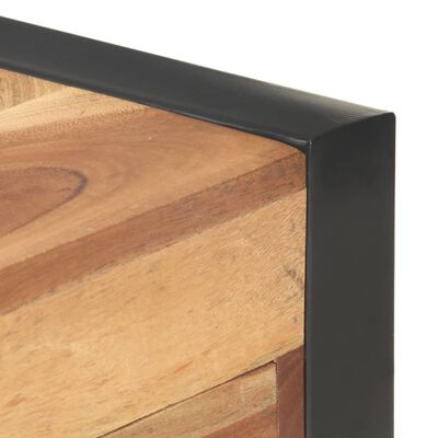 vidaXL Schreibtisch 110x50x76 cm Massivholz