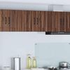 vidaXL K&uuml;chenschrank 2 pcs Braun Eichen-Optik 30 x 31 x 40 cm