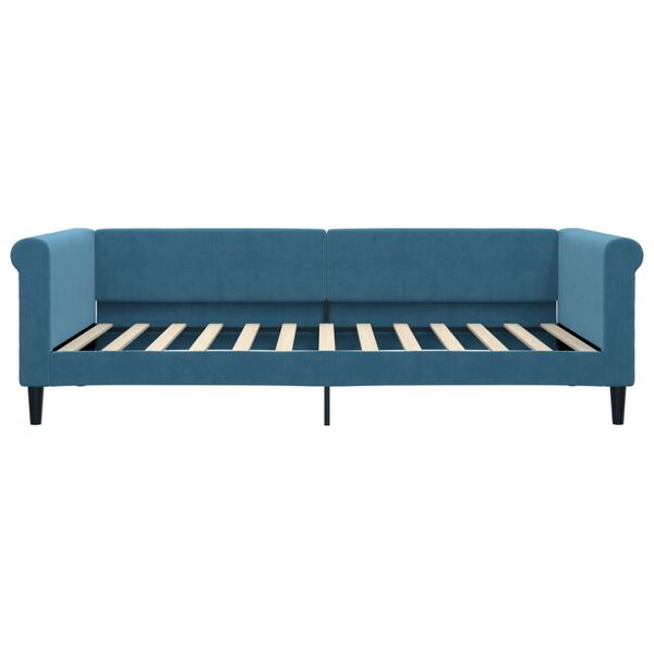 vidaXL Tagesbett Blau 100x200 cm Samt