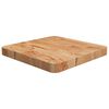 vidaXL Tischplatte Quadratisch Hellbraun 40x40x4cm Behandelte Eiche