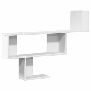 vidaXL Wandregal Wei&szlig; 100x15x70 cm Holzwerkstoff