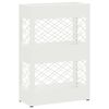 vidaXL Sonnenschirmhalter Wei&szlig; 28 x 12 x 41 cm Stahl