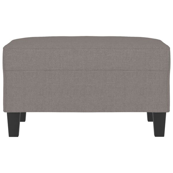 vidaXL Fu&szlig;hocker Taupe 70x55x41 cm Stoff