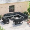 vidaXL Garten-Sofa-Set mit Kissen 12 pcs