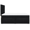 vidaXL Boxspringbett mit Matratze Schwarz 140x200 cm Stoff