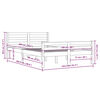 vidaXL Massivholzbett Honigbraun 150x200 cm