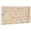 vidaXL Sammlervitrine aus Holz mit 6 Regalen 100x8,5x55 cm