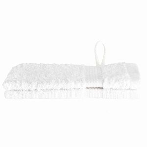 vidaXL G&auml;stetuch SOLUND 2 pcs Wei&szlig; 15 x 21 cm 550 gsm