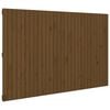 vidaXL Wand-Kopfteil Honigbraun 185x3x110 cm Massivholz Kiefer
