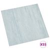 vidaXL Bodenplanken 55 pcs Gr&uuml;n 5,11 m&sup2; PVC