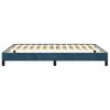 vidaXL Bettgestell ohne Matratze Dunkelblau 140x190 cm Samt