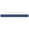 vidaXL Taschenfederkernmatratze Mittel Blau 140x190x20 cm Stoff