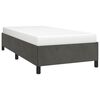 vidaXL Bettgestell ohne Matratze Dunkelgrau 100x200 cm Samt