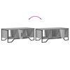vidaXL Couchtisch Grau Sonoma 100x51x40 cm Holzwerkstoff