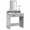 vidaXL Schminktisch Beton Grau 79 x 41 x 140 cm Holzwerkstoff