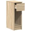 vidaXL Nachttische mit Schublade 2 Stk. Sonoma-Eiche 20x36x60 cm