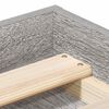 vidaXL Bettgestell Grau Sonoma 150x200 cm