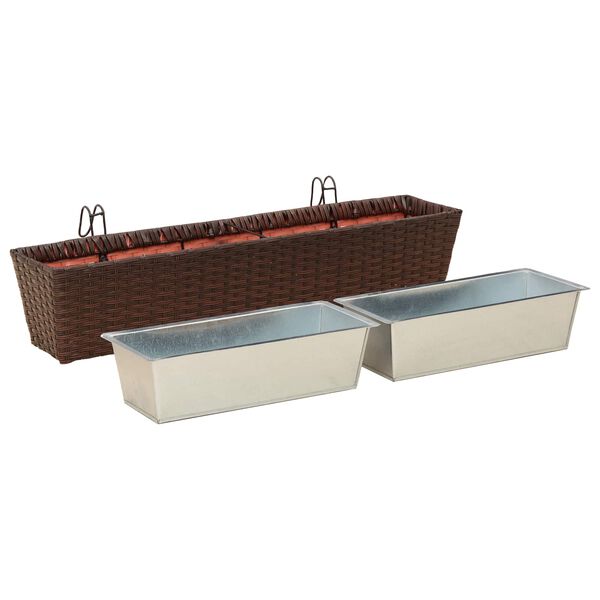 vidaXL Balkon Metall