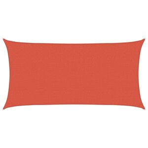 vidaXL Sonnensegel 160 g/m&sup2; Terrakottarot 2x3,5 m HDPE